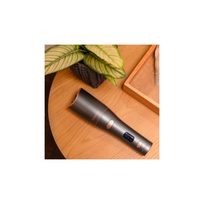 Cecotec Bamba SurfCare 750 Arricciacapelli wireless da viaggio Magic Waves - Ceramica - Regolazione della temperatura e del tempo - Schermo LCD - Autonomia 50 minuti - Borsa resistente al calore