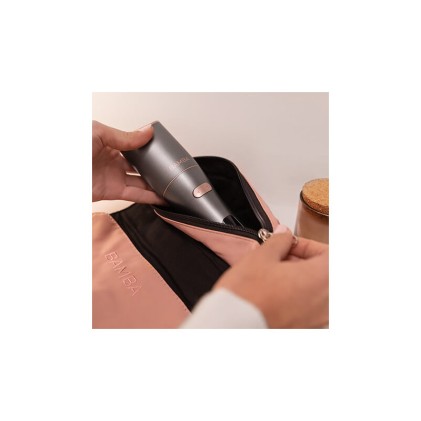 Cecotec Bamba SurfCare 750 Arricciacapelli wireless da viaggio Magic Waves - Ceramica - Regolazione della temperatura e del tempo - Schermo LCD - Autonomia 50 minuti - Borsa resistente al calore