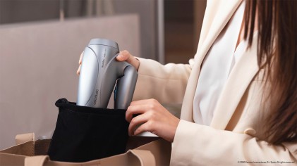 Asciugacapelli da viaggio Cecotec Bamba IoniCare 5400 Power&Go Black Basic 2400 W - Motore professionale - Flusso d aria potente - 2 velocit&agrave; e 2 temperature