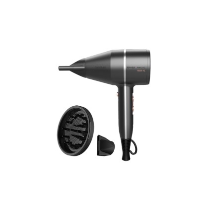Asciugacapelli Cecotec Bamba IoniCare 5500 PowerStyle 1800W - Motore AC - Flusso d aria potente - Ioni reali - Perfect Color System - Diffusore e accessori professionali