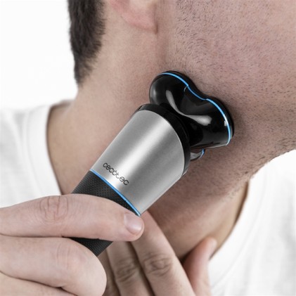 Cecotec Bamba PrecisionCare TwistGroom Rasoio multifunzione 5 in 1 - Per corpo e viso - Facile pulizia IPX5 - Autonomia di 90 minuti - Testina inclusa - Rasoio rotante - Batteria al litio