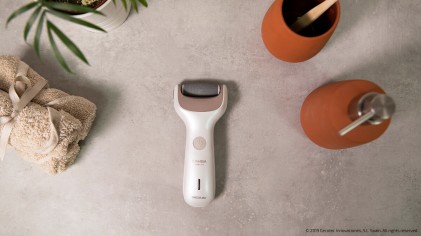 Lima per piedi elettrica Cecotec Bamba SkinCare Silky - Batteria al litio ricaricabile - Modalit&agrave; con e senza filo - Rulli di diversi pesi