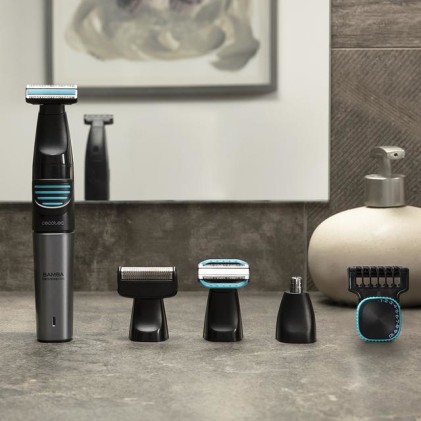 Rasoio multifunzione Cecotec Bamba PrecisionCare Extreme 5 in 1 - Lame in acciaio inossidabile - Batteria al litio - Autonomia fino a 60 min