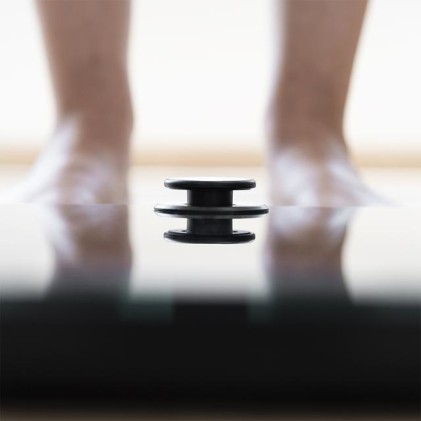 Cecotec Surface Precision EcoPower 10000 Healthy Rettangolo Nero Bilancia pesapersone elettronica