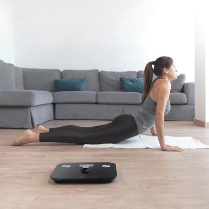 Cecotec Surface Precision EcoPower 10100 Full Healthy Quadrato Nero Bilancia pesapersone elettronica