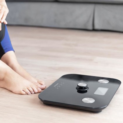 Cecotec Surface Precision EcoPower 10100 Full Healthy Quadrato Nero Bilancia pesapersone elettronica