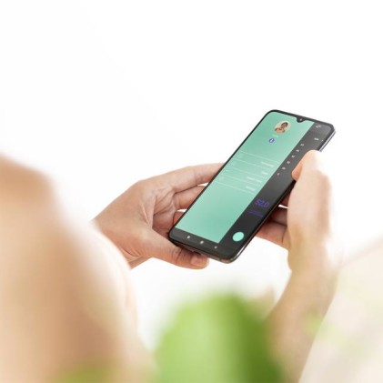 Cecotec Surface Precision EcoPower 10200 Smart Healthy Quadrato Nero, Argento Bilancia pesapersone elettronica