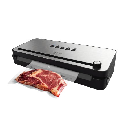 Cecotec SealVac 140 SteelCut macchina per sottovuoto 0,75 mbar Nero, Acciaio inox