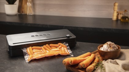 Cecotec SealVac 140 SteelCut macchina per sottovuoto 0,75 mbar Nero, Acciaio inox