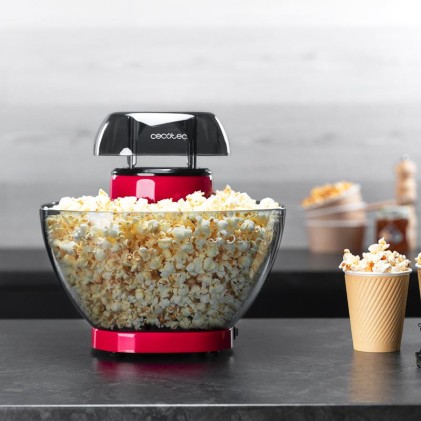 Cecotec 04259 macchina per popcorn Nero, Rosso 3 min 1200 W