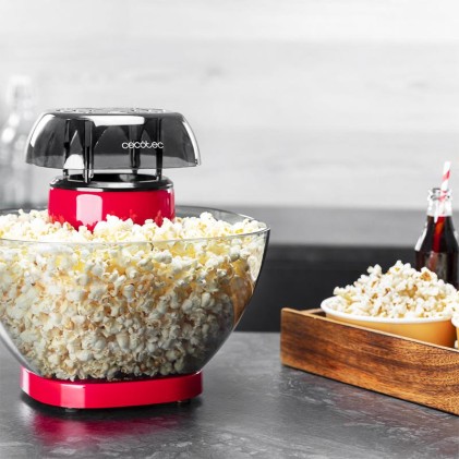 Cecotec 04259 macchina per popcorn Nero, Rosso 3 min 1200 W