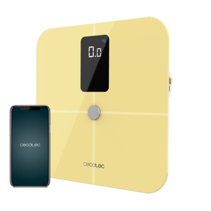 Cecotec Surface Precision 10400 Smart Healthy Vision Rettangolo Giallo Bilancia pesapersone elettronica
