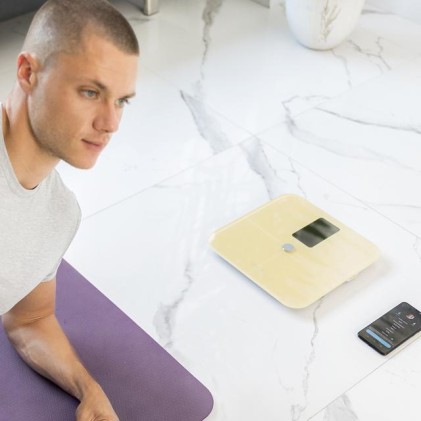 Cecotec Surface Precision 10400 Smart Healthy Vision Rettangolo Giallo Bilancia pesapersone elettronica