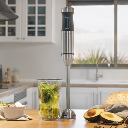 Cecotec Power TitanBlack 1500 XL Cream 0,8 L Frullatore ad immersione 1500 W Nero, Argento