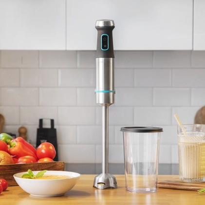 Cecotec Power TitanBlack 1200 XL 0,8 L Frullatore ad immersione 1200 W Nero, Argento