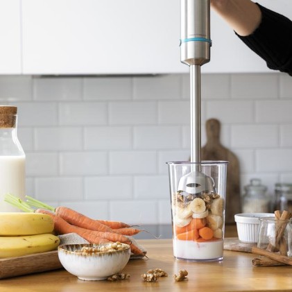 Cecotec Power TitanBlack 1200 XL Cream 0,8 L Frullatore ad immersione 1200 W Nero, Argento