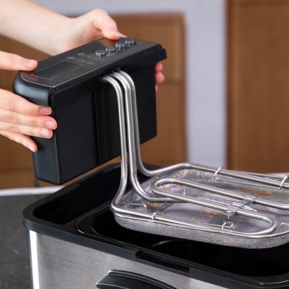 Cecotec 04300 friggitrice Singolo 3,2 L Indipendente 2400 W Acciaio inox