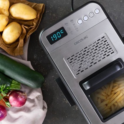 Cecotec 04300 friggitrice Singolo 3,2 L Indipendente 2400 W Acciaio inox