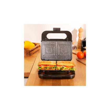 Cecotec 04309 tostiera 1000 W Nero, Acciaio satinato