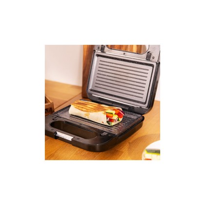 Cecotec 04309 tostiera 1000 W Nero, Acciaio satinato