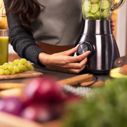 Cecotec Power Black Titanium 1800 Go 1,8 L Frullatore da tavolo 1800 W Nero