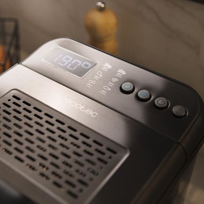 Cecotec Cleanfry Luxury 4000 Singolo 4,2 L Indipendente 3270 W Friggitrice Nero, Acciaio inox