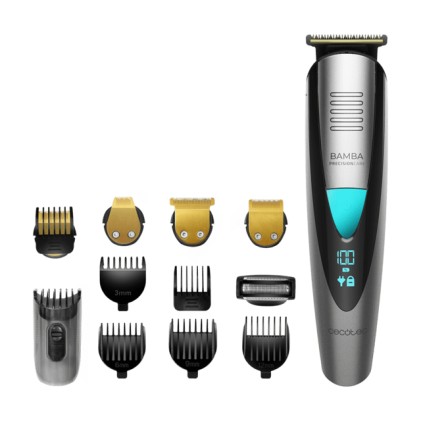 Cecotec Bamba PrecisionCare Nero, Argento, Turchese 13 Litio