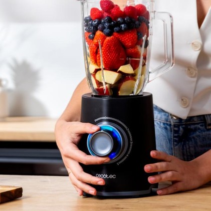 Cecotec Power black Titanium 2000Max Mix Go 1,5 L Frullatore da tavolo 2000 W Nero