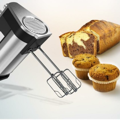 Cecotec PowerTwist 500 Sbattitore manuale 500 W Nero, Acciaio inox