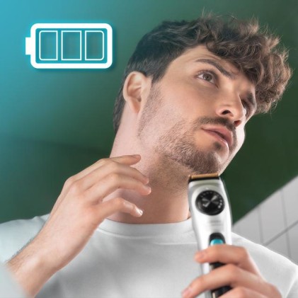 Cecotec Bamba PrecisionCare AllDrive Pro Nero, Argento Ioni di Litio
