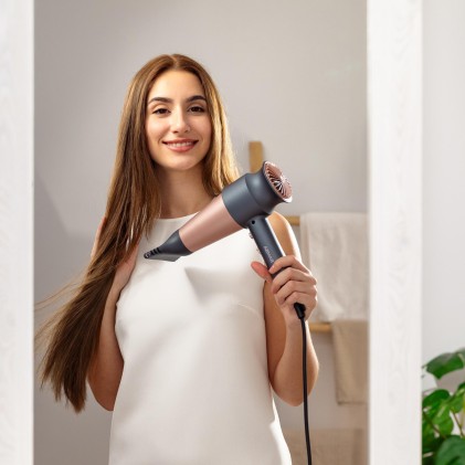 Cecotec Bamba IoniCare RockStar Retro asciuga capelli 2000 W Nero, Rosa
