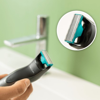 Cecotec PrecisionCare OneShave Batteria 1 cm Blu, Grigio