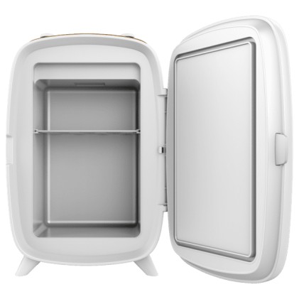 Cecotec CoolingBeauty 6000 Mirror Rose Frigorifero cosmetico con specchio - Capacit&agrave; 6 litri - Luce LED con 3 intensit&agrave; - Funzionamento silenzioso - Raffreddamento fino a 10&ordm;C - Rosa pallido