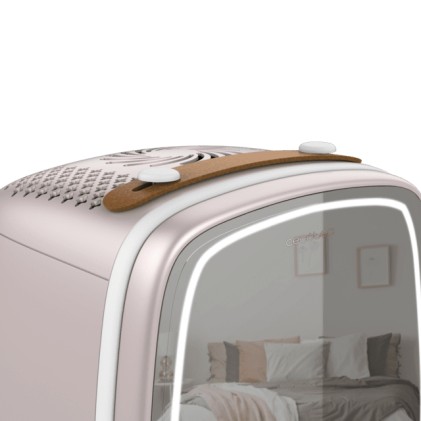 Cecotec CoolingBeauty 6000 Mirror Rose Frigorifero cosmetico con specchio - Capacit&agrave; 6 litri - Luce LED con 3 intensit&agrave; - Funzionamento silenzioso - Raffreddamento fino a 10&ordm;C - Rosa pallido