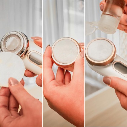 Cecotec Bamba FaceCare LightSonic Viso Rosa, Bianco