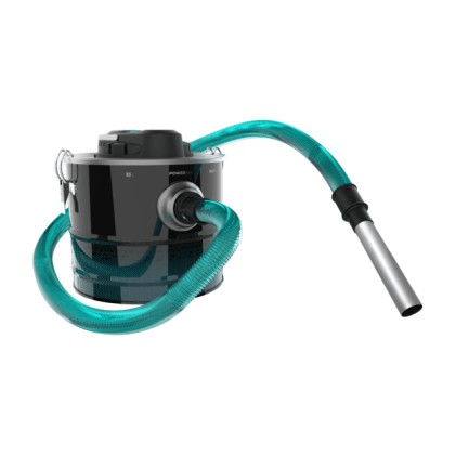 Aspirapolvere per cenere Cecotec Conga Ash 3000 - 1000W - Capacit&agrave; 15L - Aspirazione 15kPa - Tubo in metallo rinforzato - Serbatoio in acciaio inox - Bocchetta da 38mm - Filtro lavabile - Nero e blu