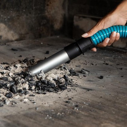 Aspirapolvere per cenere Cecotec Conga Ash 3000 - 1000W - Capacit&agrave; 15L - Aspirazione 15kPa - Tubo in metallo rinforzato - Serbatoio in acciaio inox - Bocchetta da 38mm - Filtro lavabile - Nero e blu