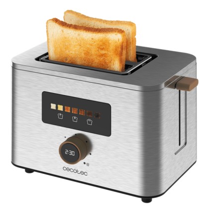 Cecotec 04843 tostapane 7 2 fetta/e 950 W Acciaio inox