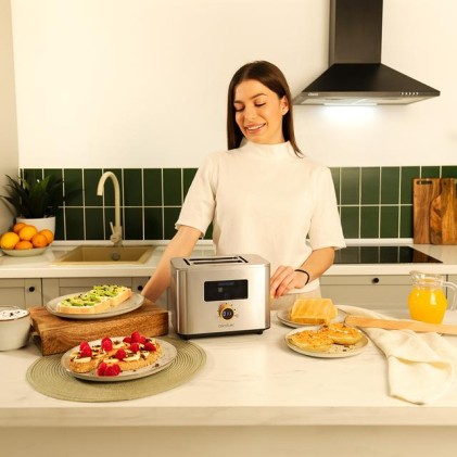 Cecotec 04843 tostapane 7 2 fetta/e 950 W Acciaio inox