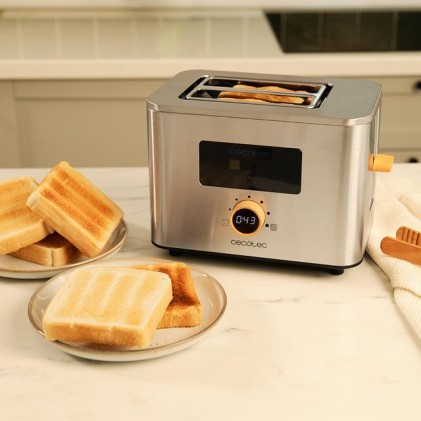 Cecotec 04843 tostapane 7 2 fetta/e 950 W Acciaio inox