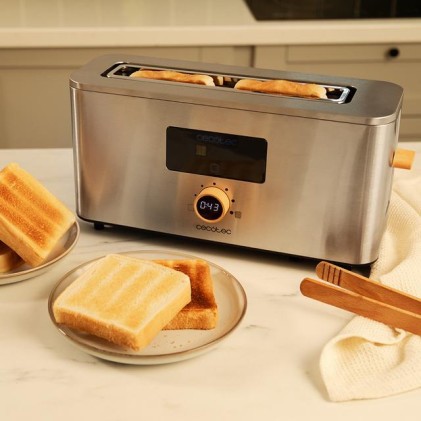 Cecotec 04845 tostapane 7 2 fetta/e 1000 W Acciaio inox