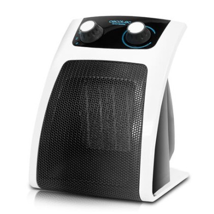 Cecotec 05308 stufetta elettrica Interno Nero, Bianco 1500 W Riscaldatore ambiente elettrico con ventilatore