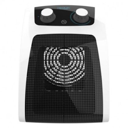 Cecotec 05308 stufetta elettrica Interno Nero, Bianco 1500 W Riscaldatore ambiente elettrico con ventilatore