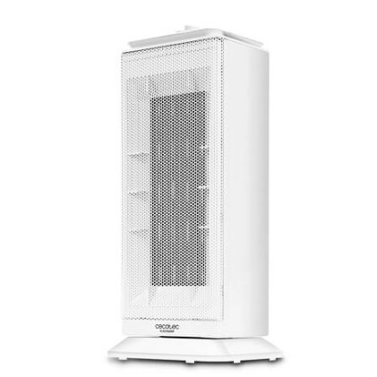 Cecotec 05311 stufetta elettrica Interno Acciaio inossidabile, Bianco 2000 W Riscaldatore ambiente elettrico con ventilatore