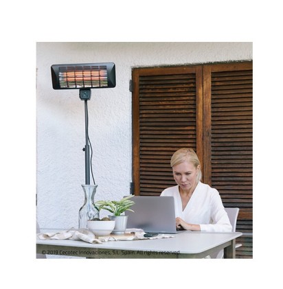 Cecotec 05360 stufetta elettrica Interno Nero 2000 W Riscaldatore di ambienti elettrico al quarzo