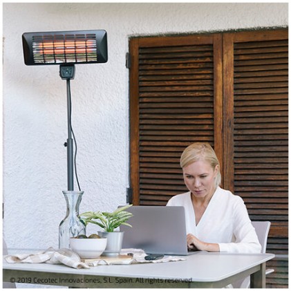 Cecotec 05360 stufetta elettrica Interno Nero 2000 W Riscaldatore di ambienti elettrico al quarzo