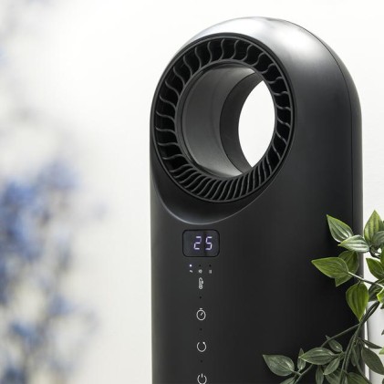 Cecotec ReadyWarm 8400 Bladeless Connected Interno Nero 1500 W Riscaldatore ambiente elettrico con ventilatore