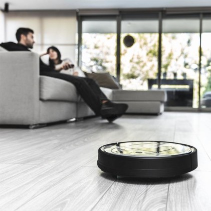 Cecotec Conga 2090 Vision aspirapolvere robot 550 L Combi Nero