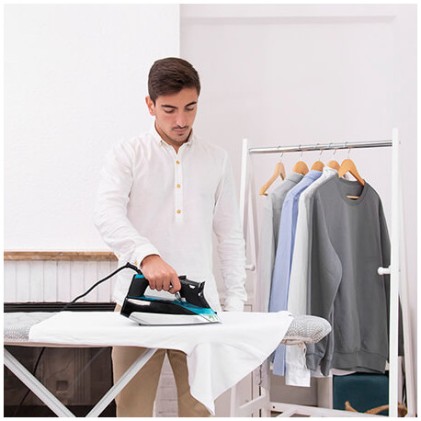 Cecotec 05524 ferro da stiro Ferro a vapore Titanio 2720 W Nero, Argento