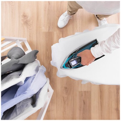 Cecotec 05524 ferro da stiro Ferro a vapore Titanio 2720 W Nero, Argento